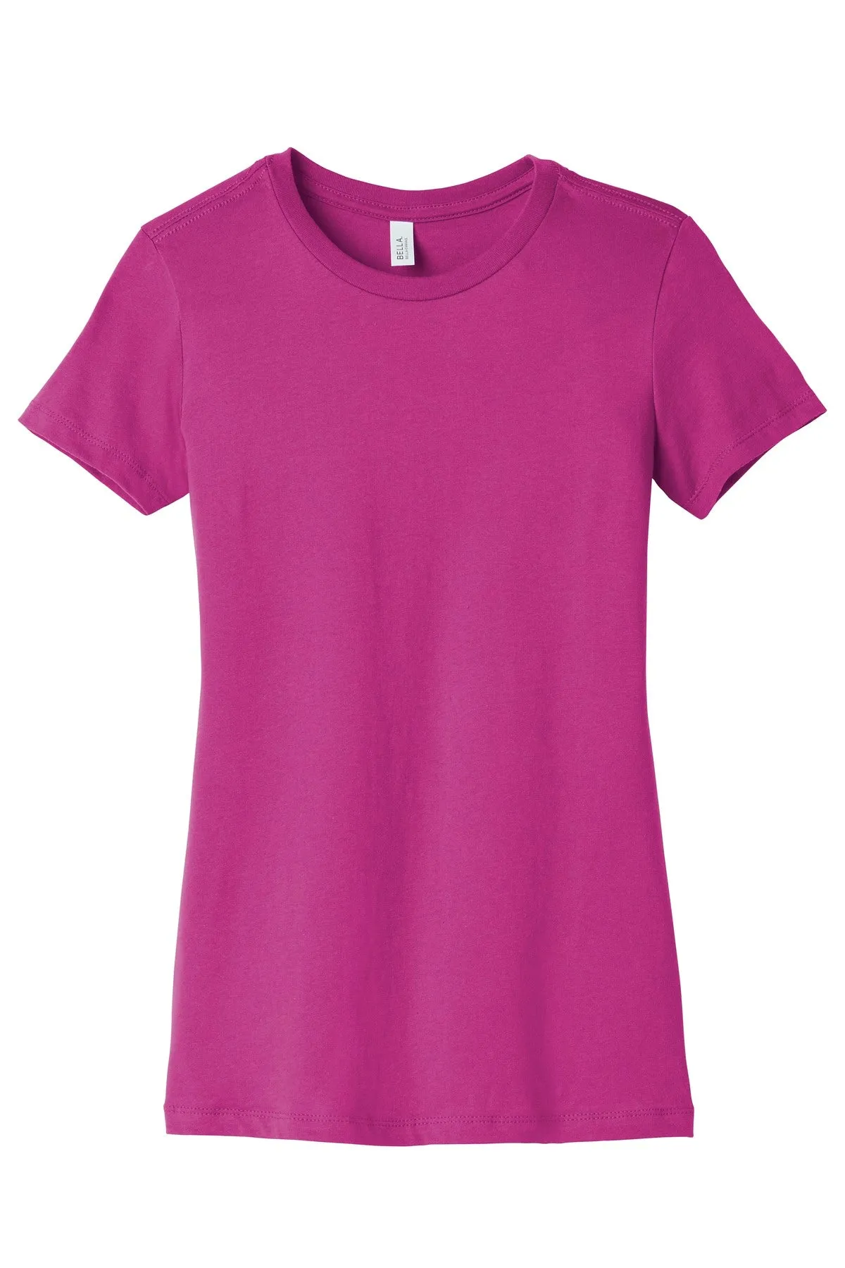 BELLA CANVAS  Women's Slim Fit Tee. BC6004 Berry