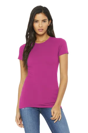 BELLA CANVAS  Women's Slim Fit Tee. BC6004 Berry