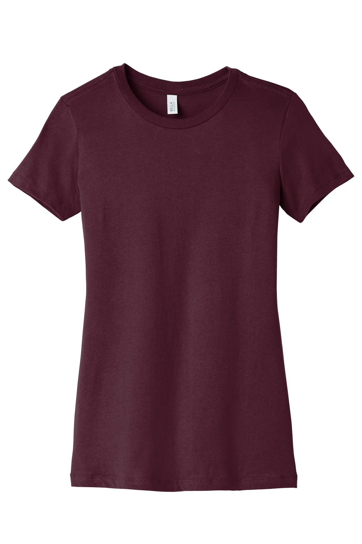BELLA CANVAS  Women's Slim Fit Tee. BC6004 Maroon
