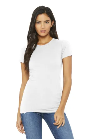 BELLA CANVAS  Women's Slim Fit Tee. BC6004 White