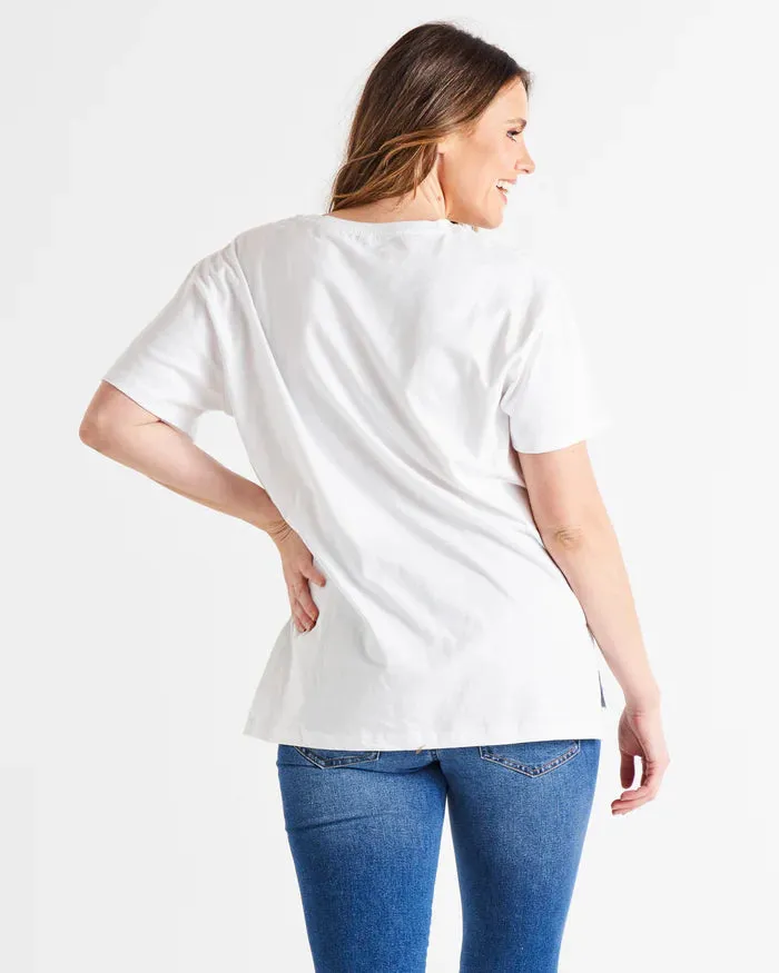 Betty Basics Mia Tee - White