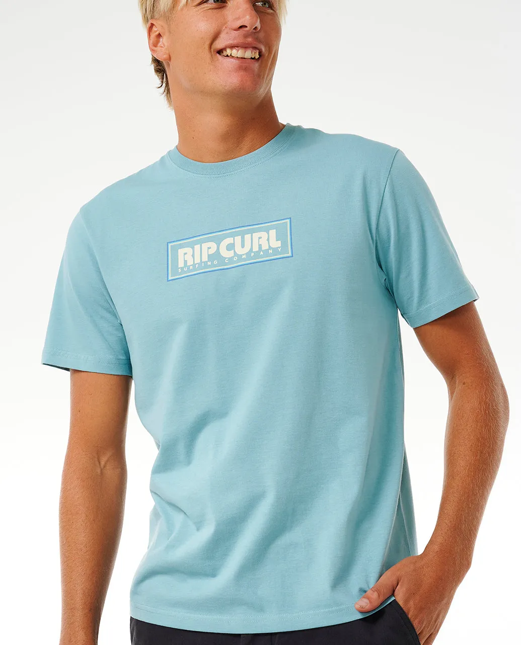 BIG MUMMA ICON TEE - BLUE/GREY