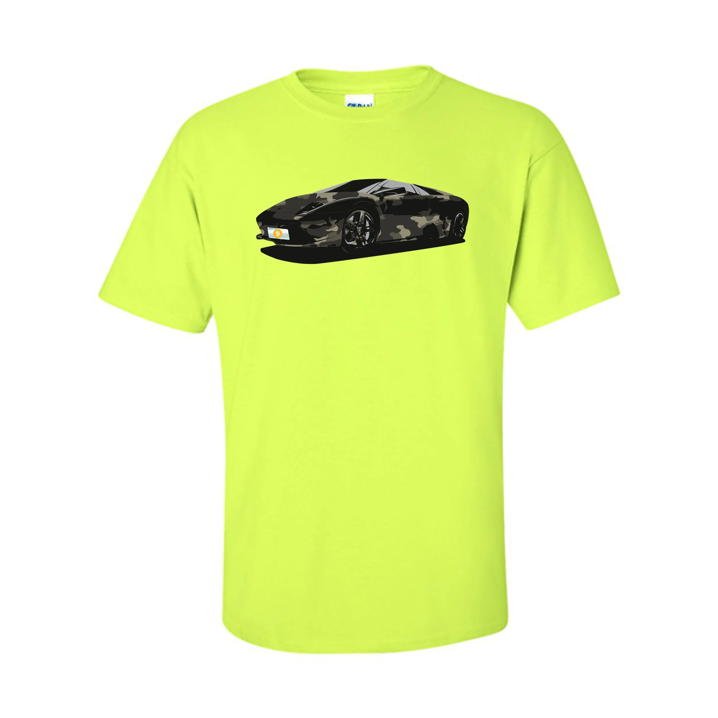 Bitcoin Lambo Next Level T-Shirts
