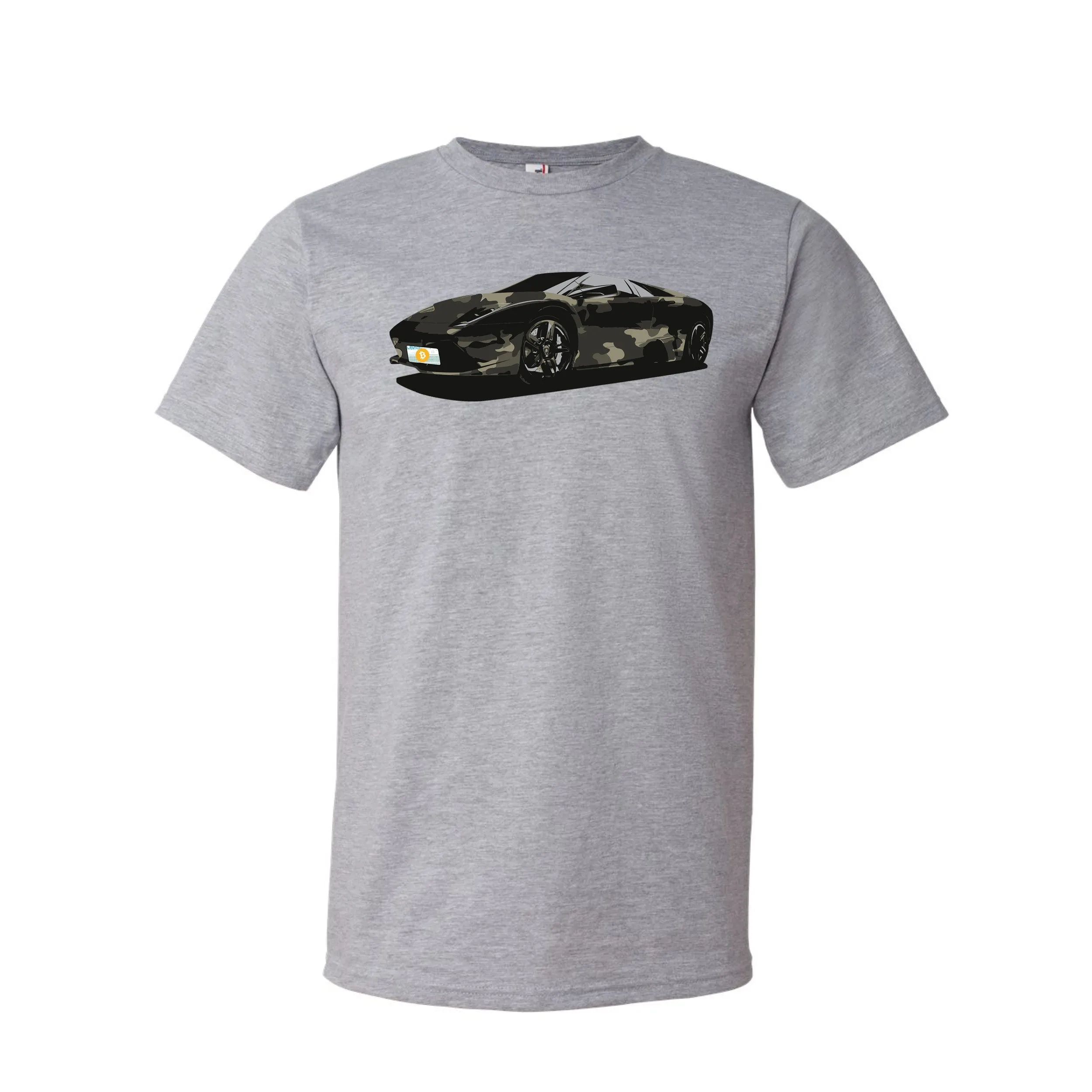 Bitcoin Lambo Next Level T-Shirts
