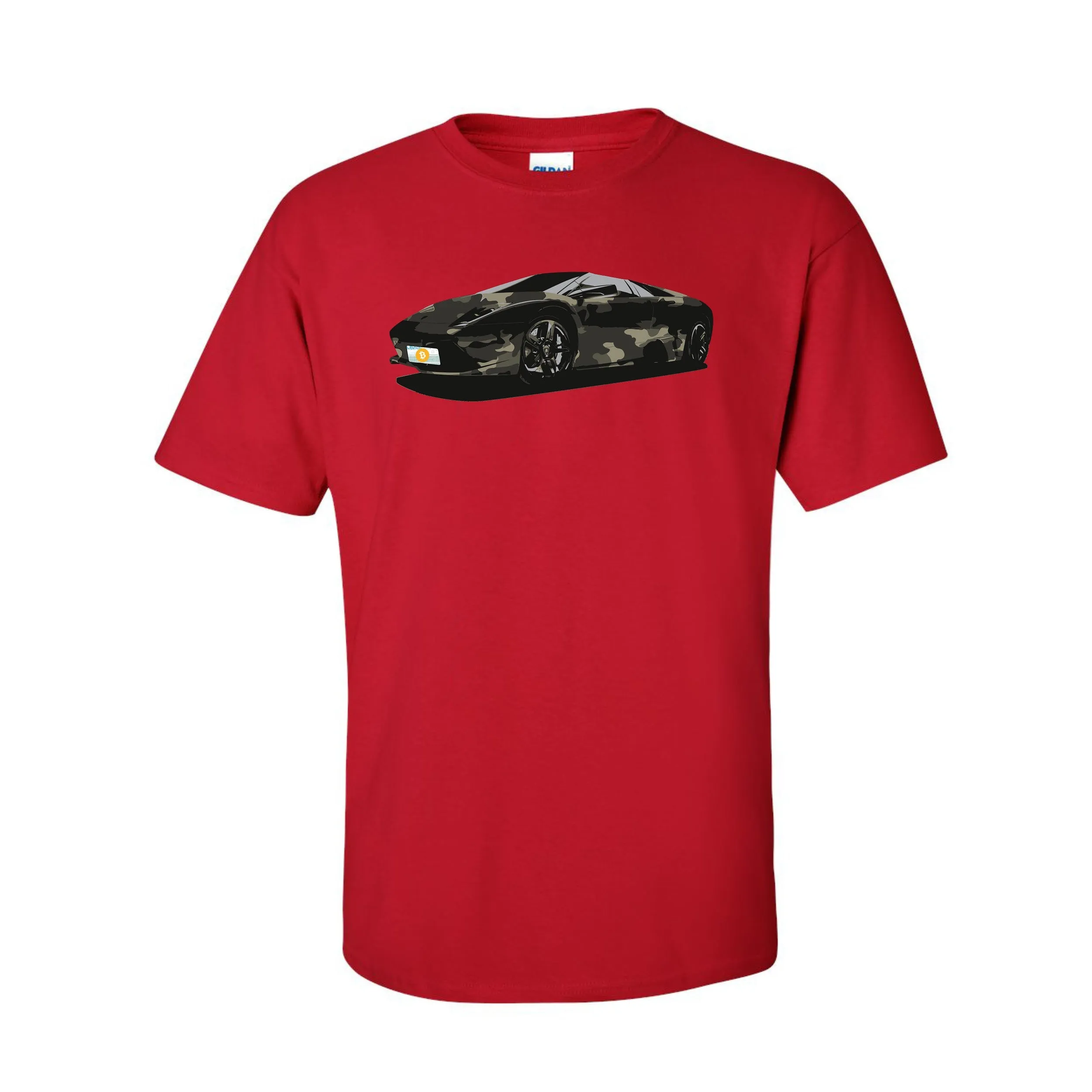 Bitcoin Lambo Next Level T-Shirts