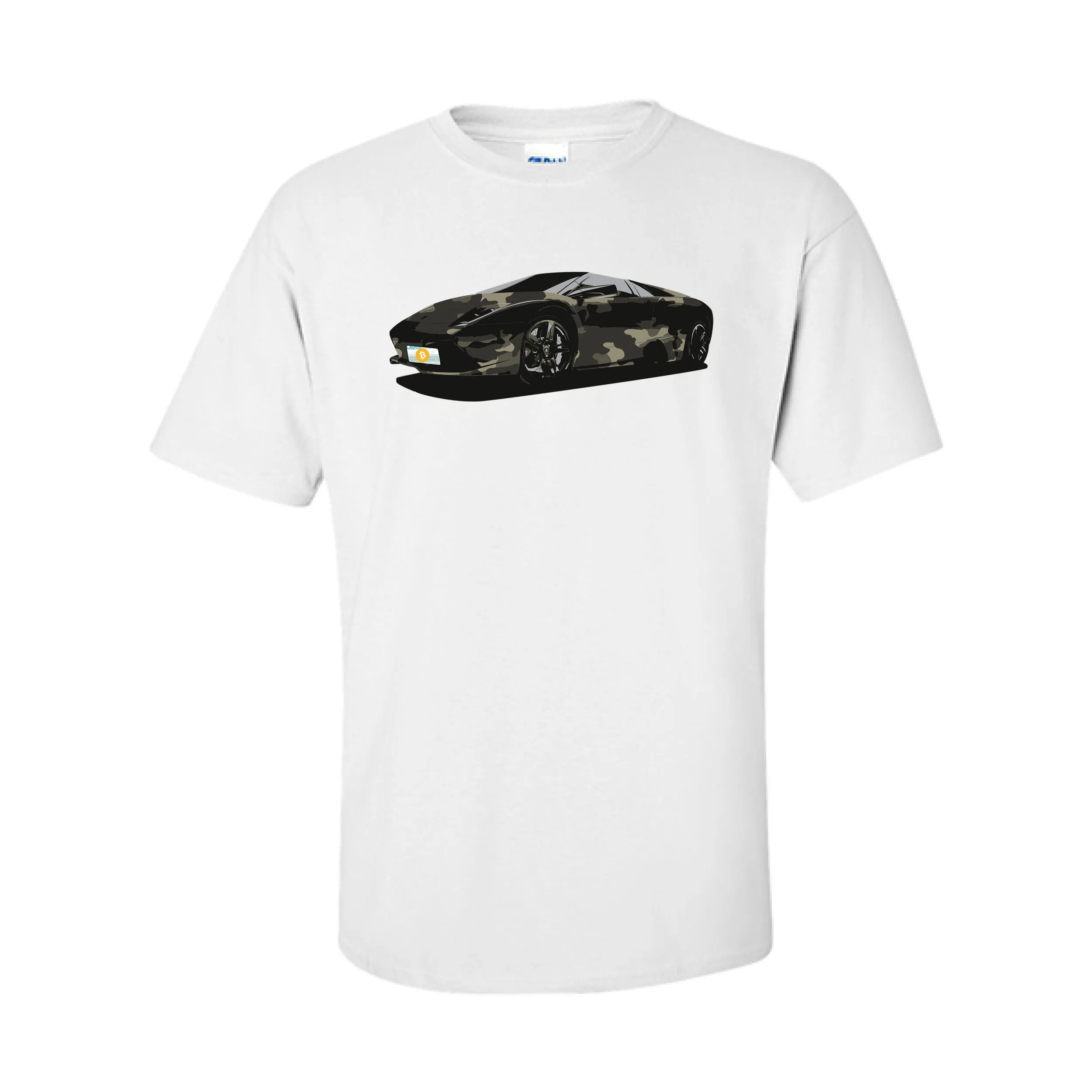 Bitcoin Lambo Next Level T-Shirts