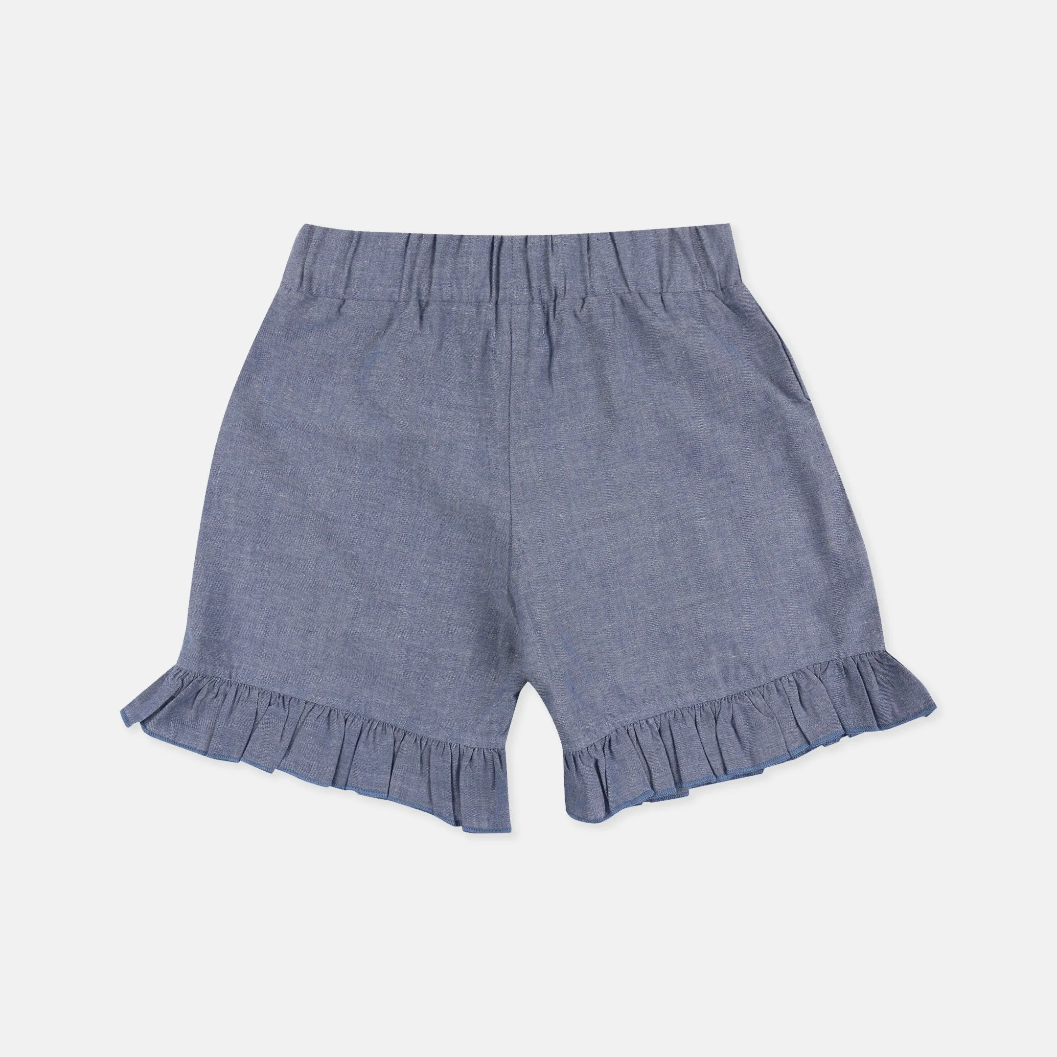 Blue Bunny Applique Shorts