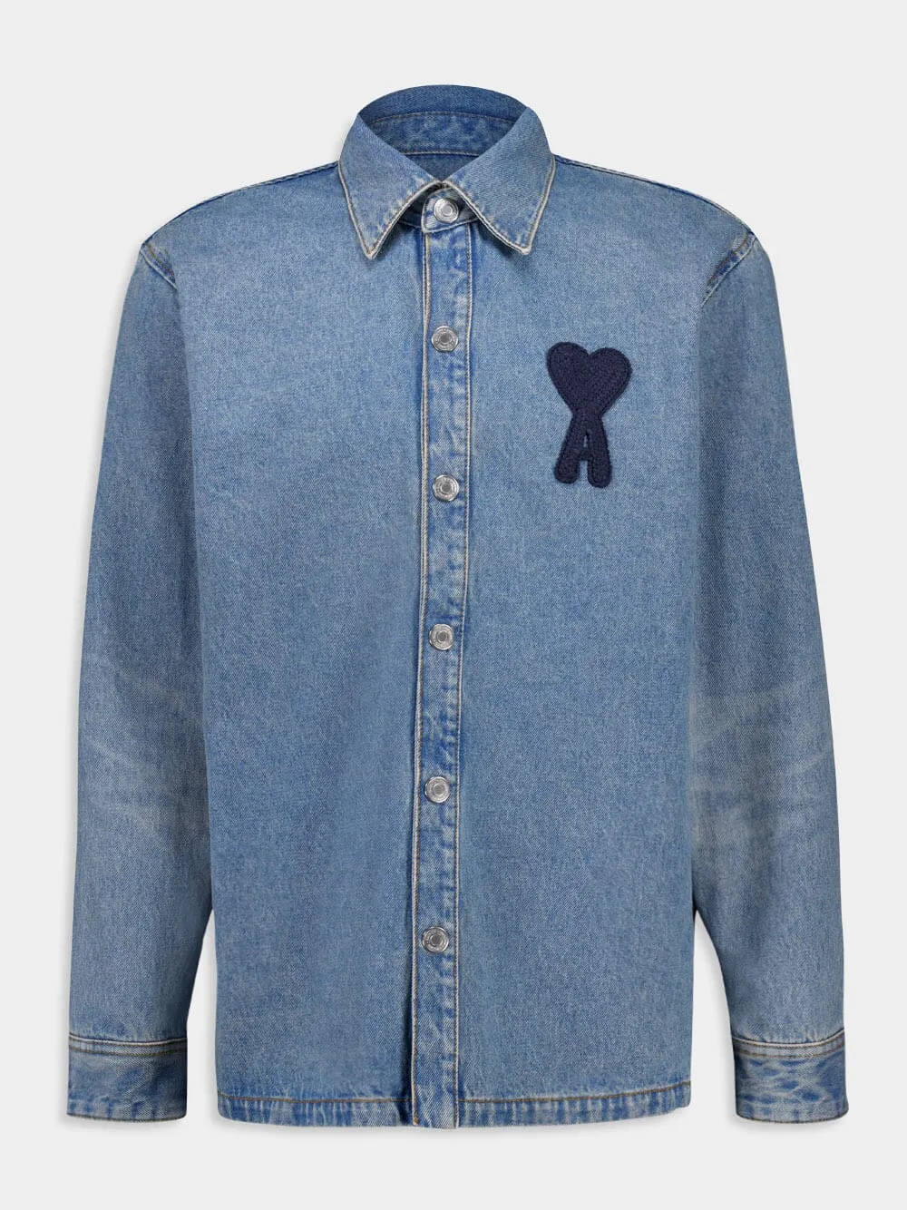 Blue Cotton Ami de Coeur Overshirt