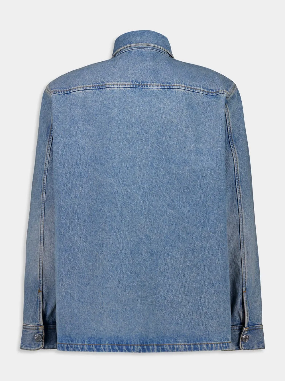 Blue Cotton Ami de Coeur Overshirt