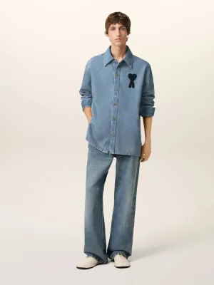 Blue Cotton Ami de Coeur Overshirt