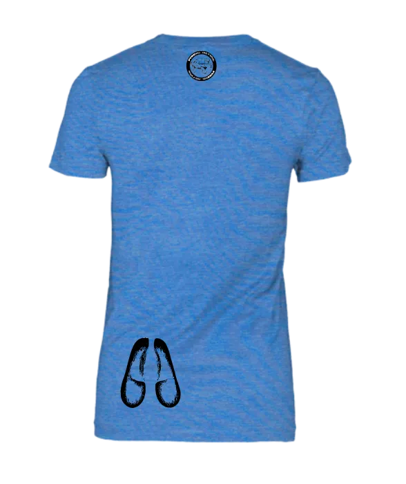 Blue Wildebeest T-Shirt For The Ladies