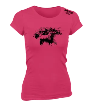 Blue Wildebeest T-Shirt For The Ladies