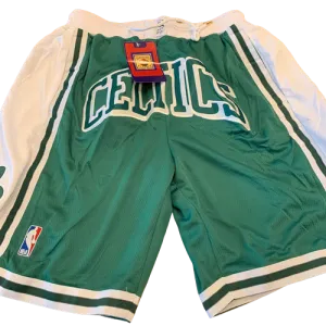 Boston Celtics  Just Don Shorts Green