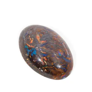 Boulder Opal 32.9mm 47.2 Carat Gemstone Cabochon