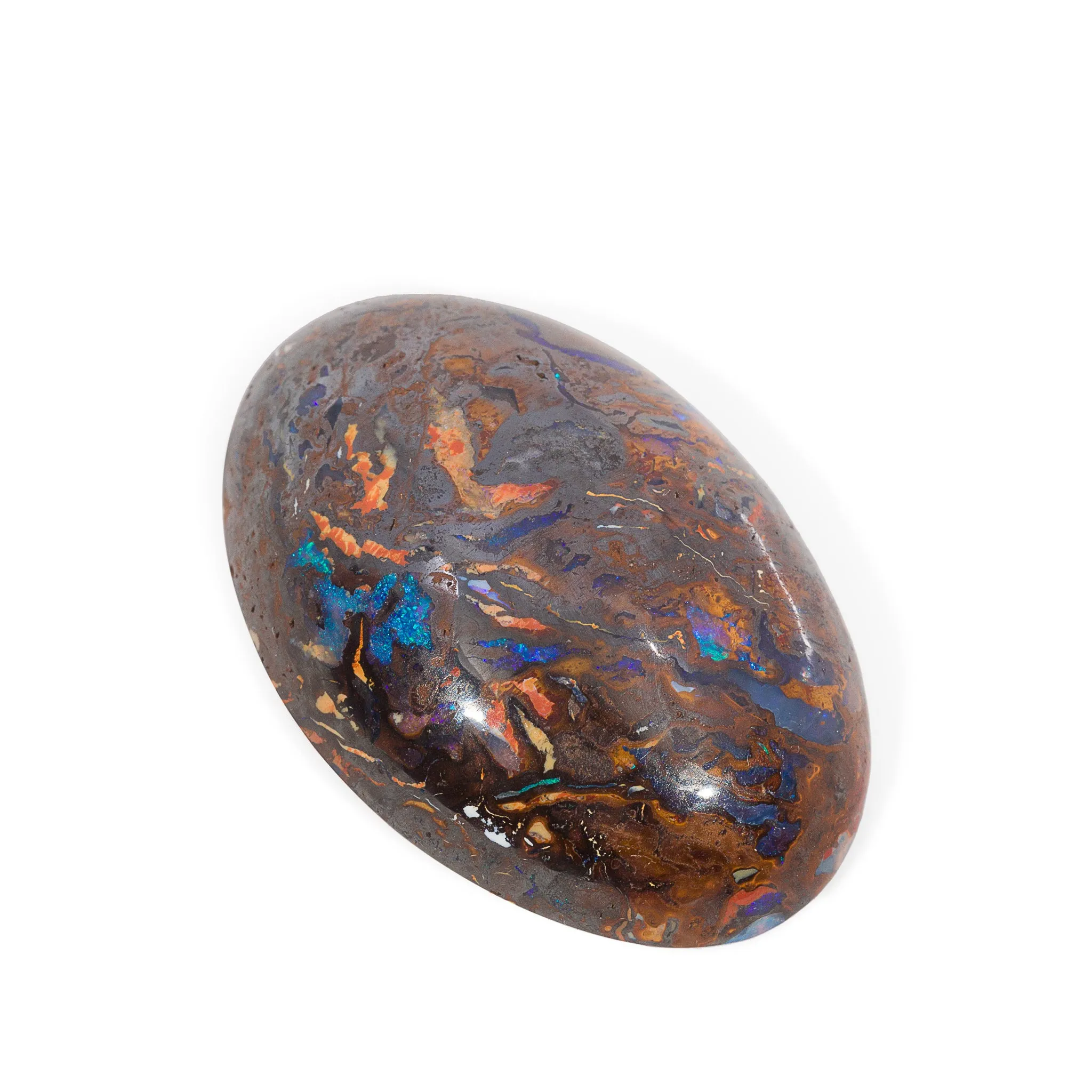 Boulder Opal 32.9mm 47.2 Carat Gemstone Cabochon