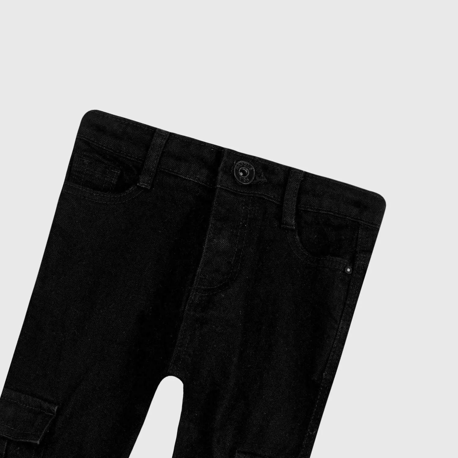 BOYS JEANS CARGO FASHION-005257-BLK