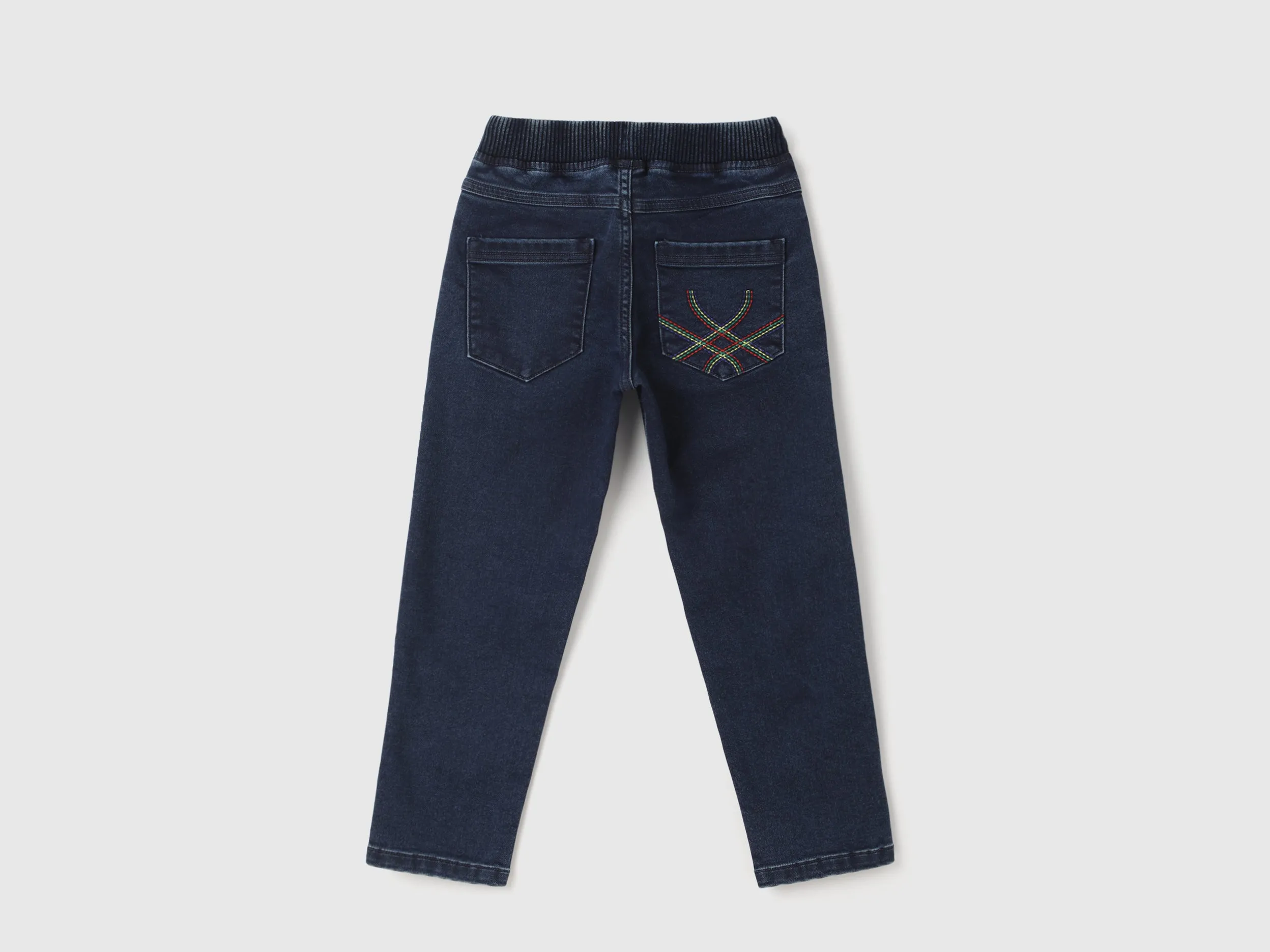 Boy's Solid Regular Fit Jeans