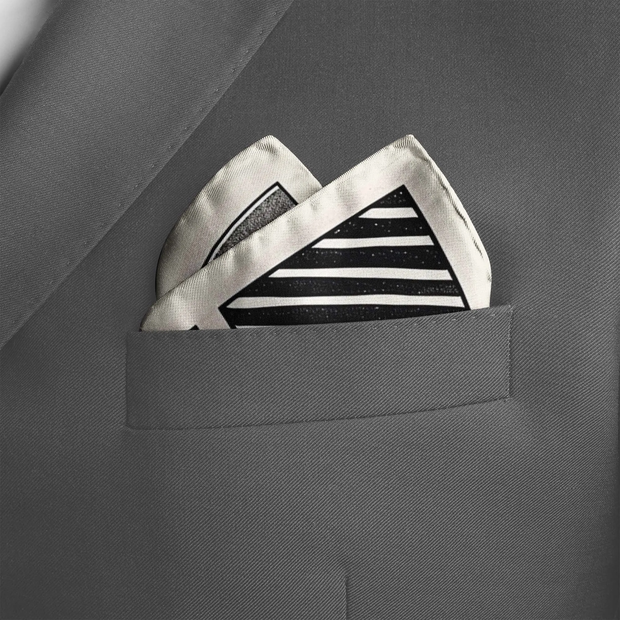 BREON O'CASEY SILK POCKET SQUARE