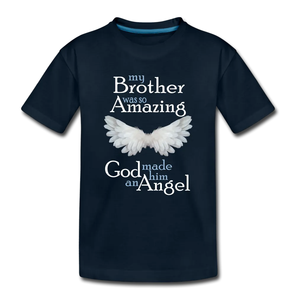 Brother Amazing Angel Kids' Premium T-Shirt