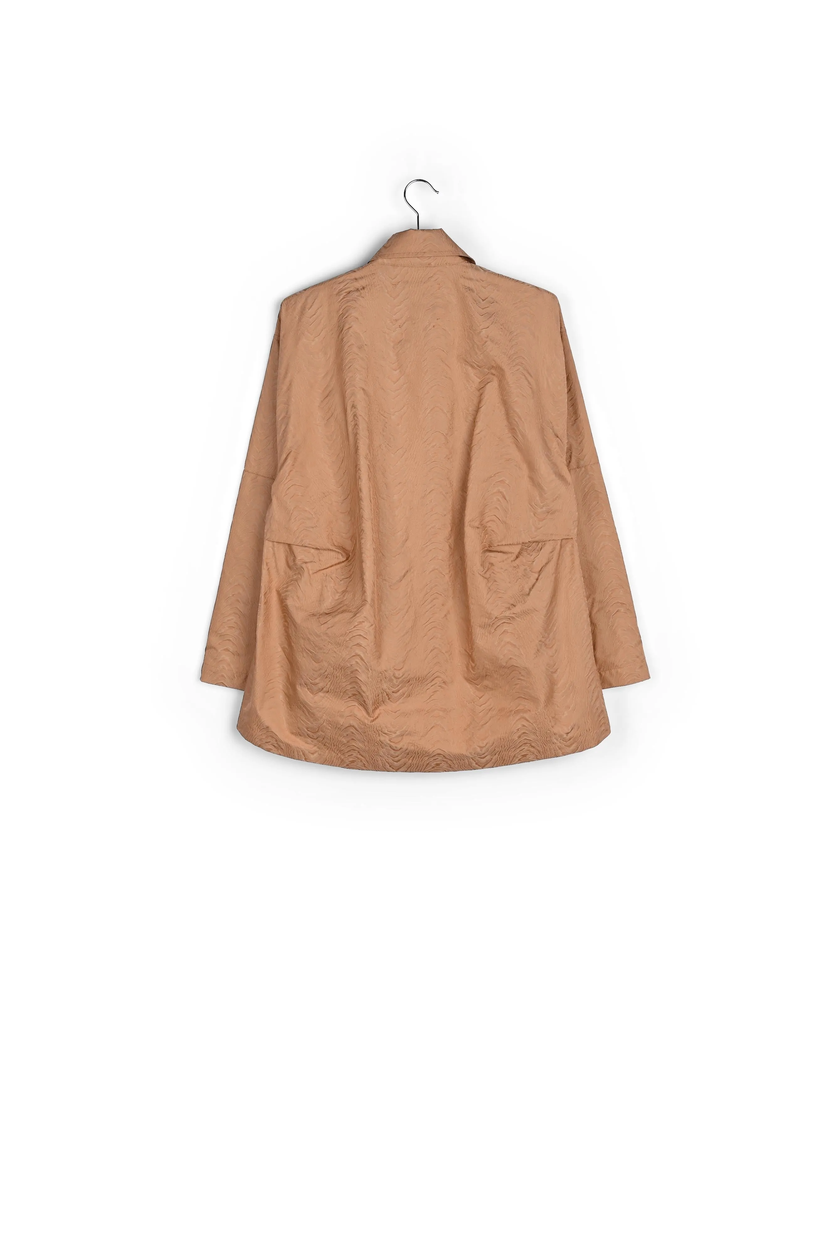 Brown jacquard jacket