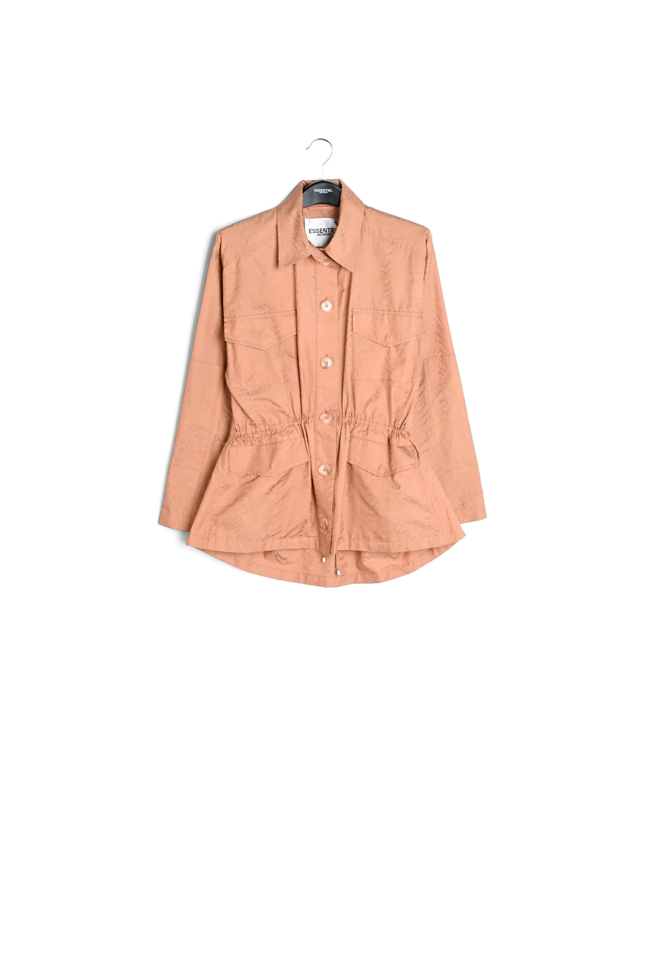 Brown jacquard jacket