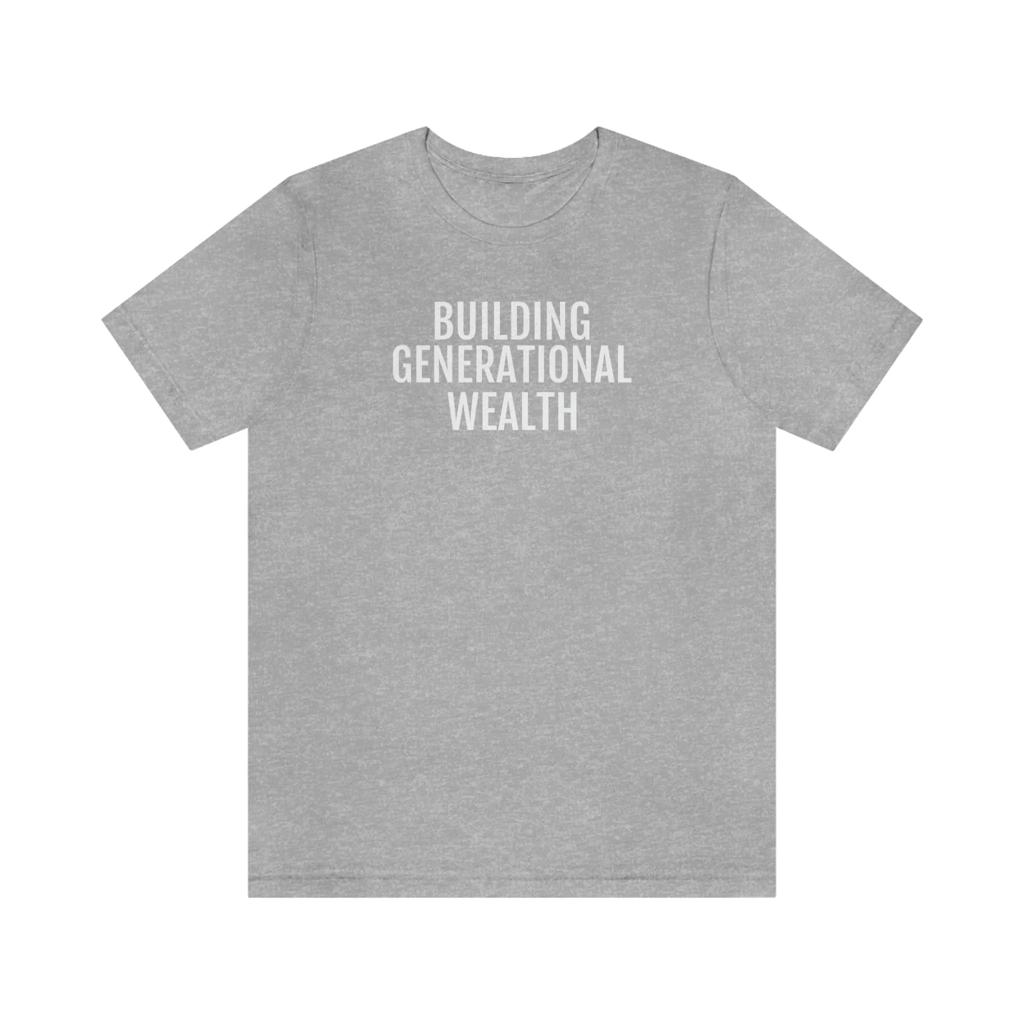 Building Generational Wealth - Unisex Jersey Short Sleeve Tee