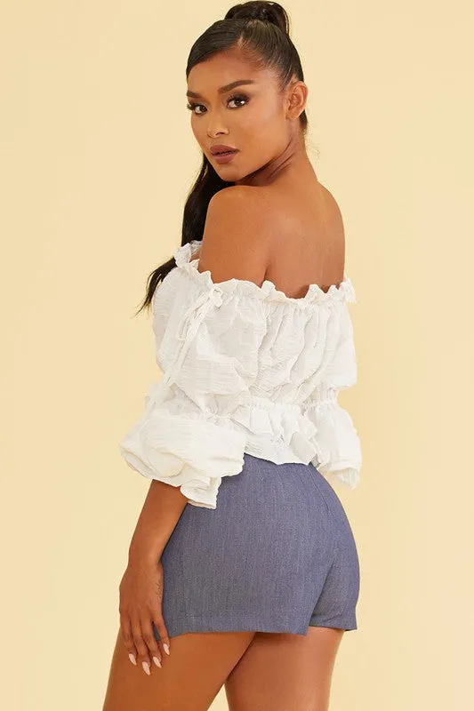 Button shorts