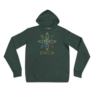 BWCA Canoe Flower Hoodie