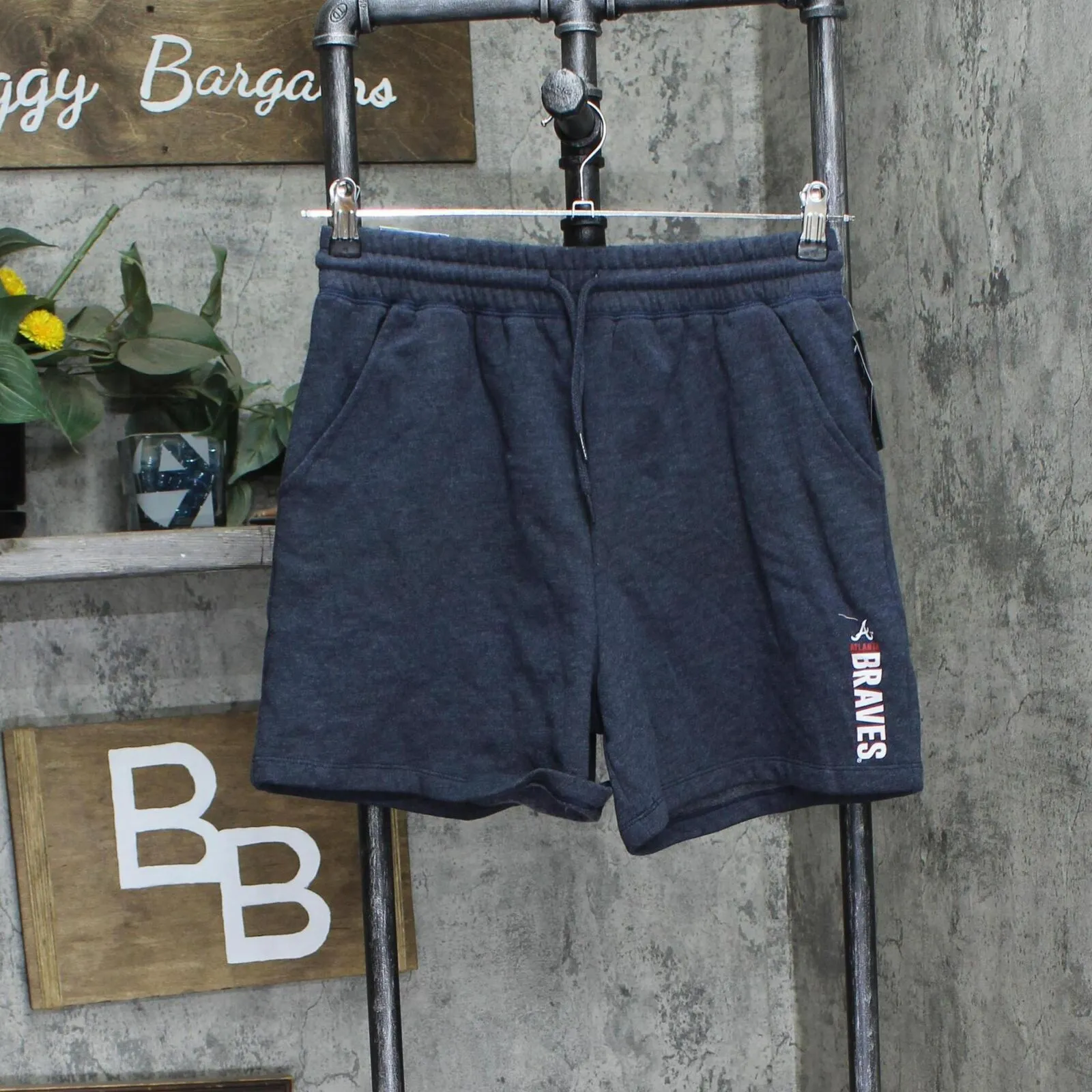 Campus Lifestyle Womens Ladies MLB Atlanta Braves Fleece Shorts CL-MLB-SHORTS