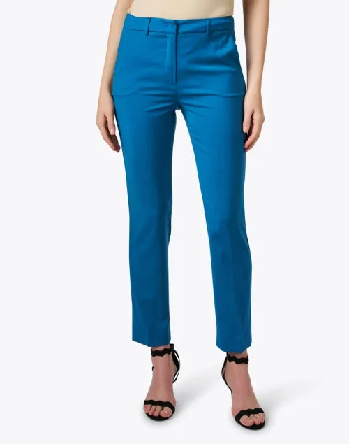 Canon Blue Wool Pant