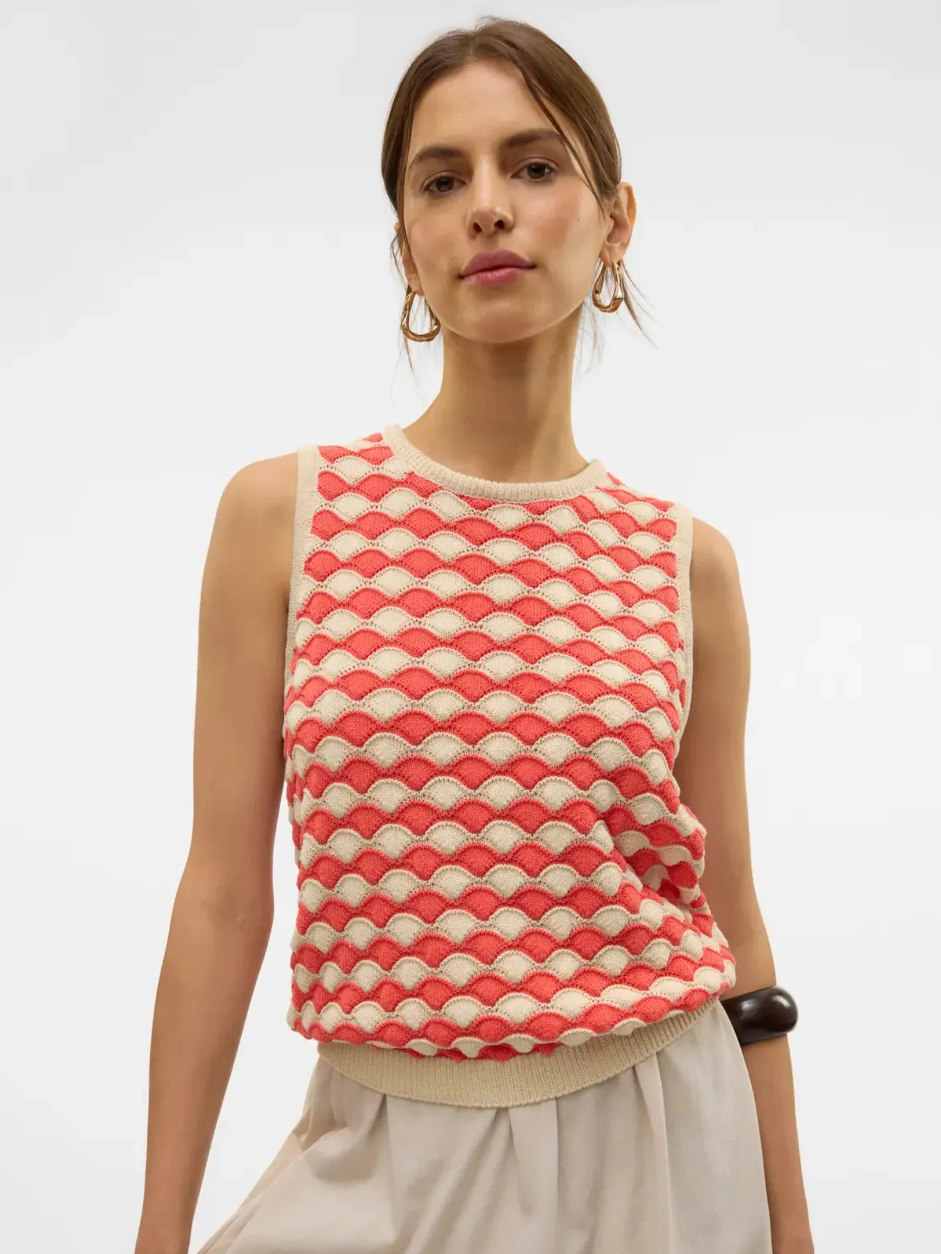 Carry Stone/Coral Tank Top