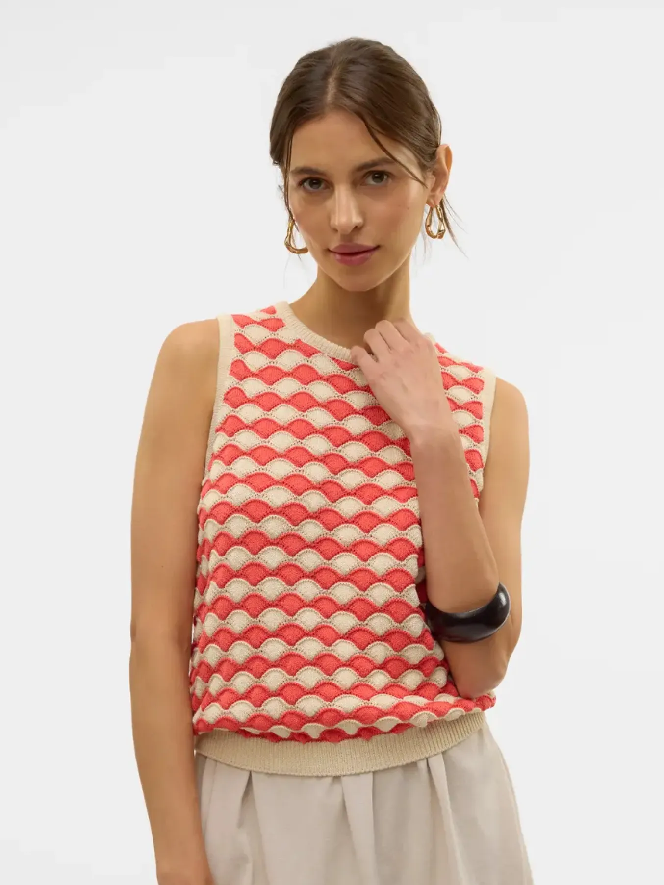 Carry Stone/Coral Tank Top