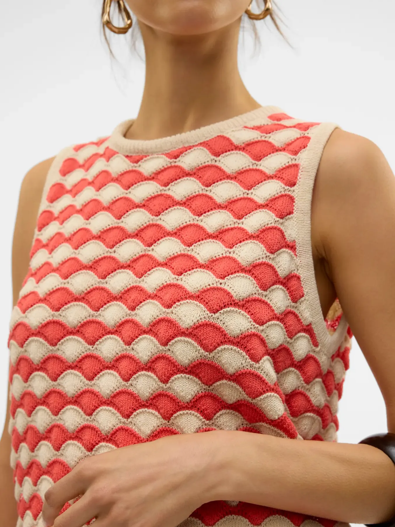 Carry Stone/Coral Tank Top