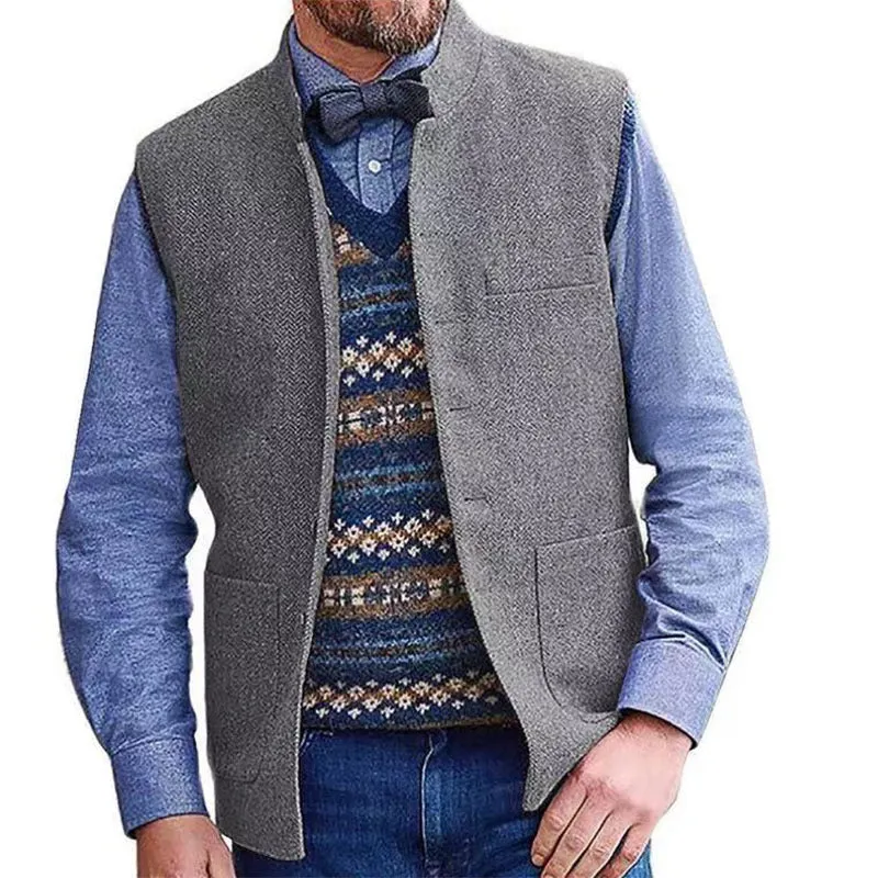 Casual Cardigan Vest Coat