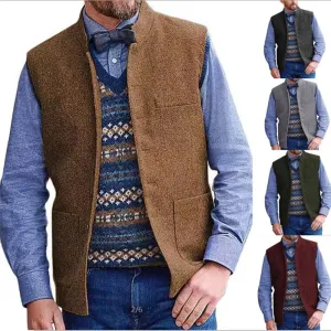 Casual Cardigan Vest Coat