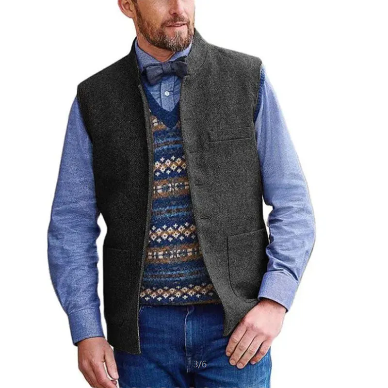 Casual Cardigan Vest Coat