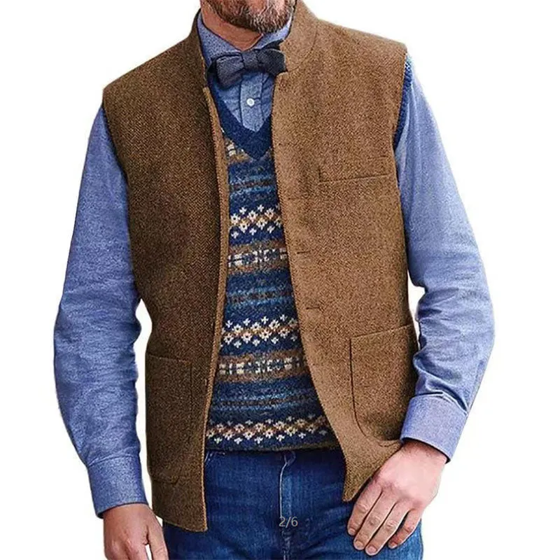 Casual Cardigan Vest Coat