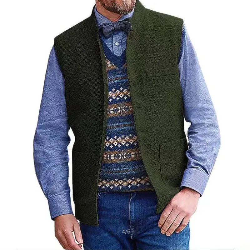 Casual Cardigan Vest Coat