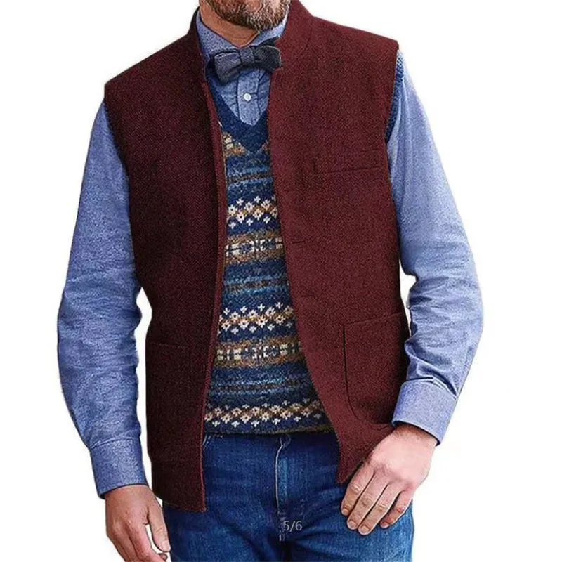 Casual Cardigan Vest Coat