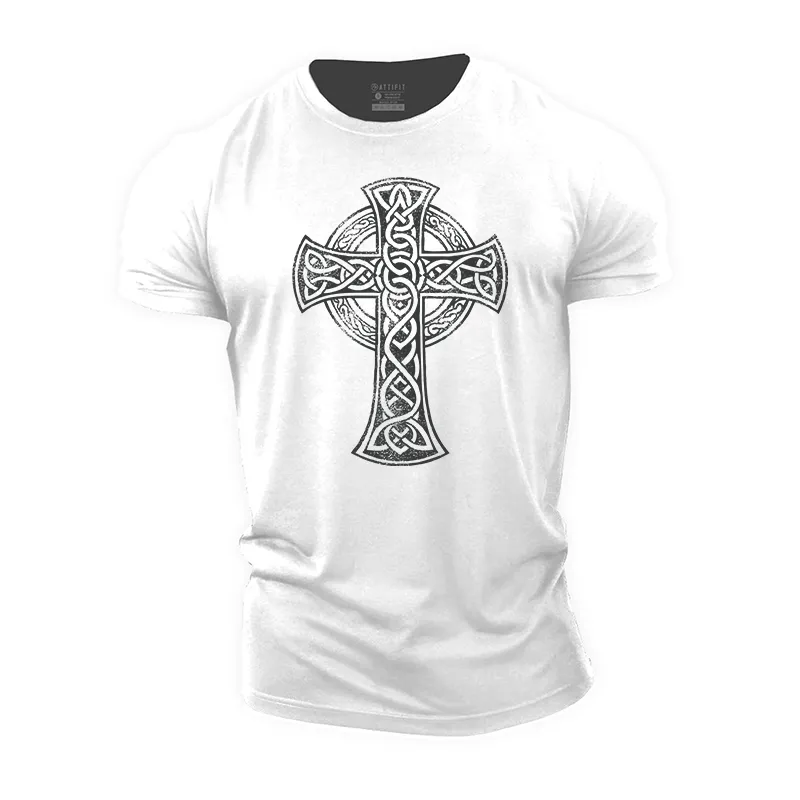 Celtic Cross Cotton T-Shirt