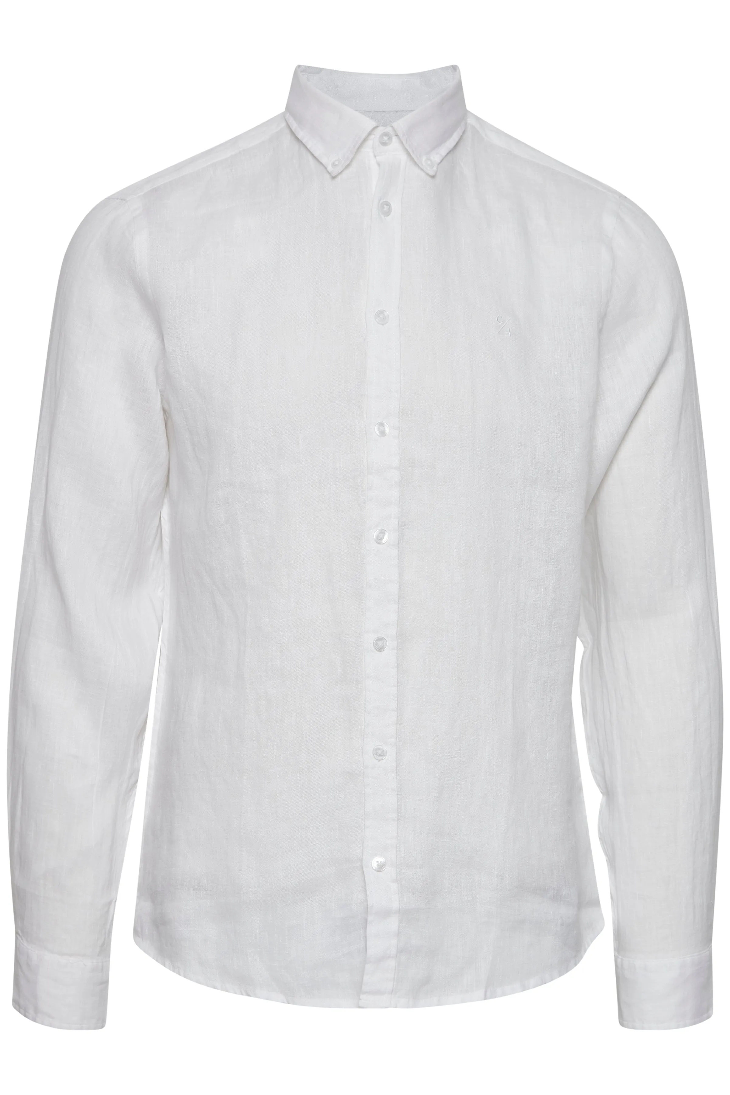 CFANTON Linen Long Sleeve Shirt - White