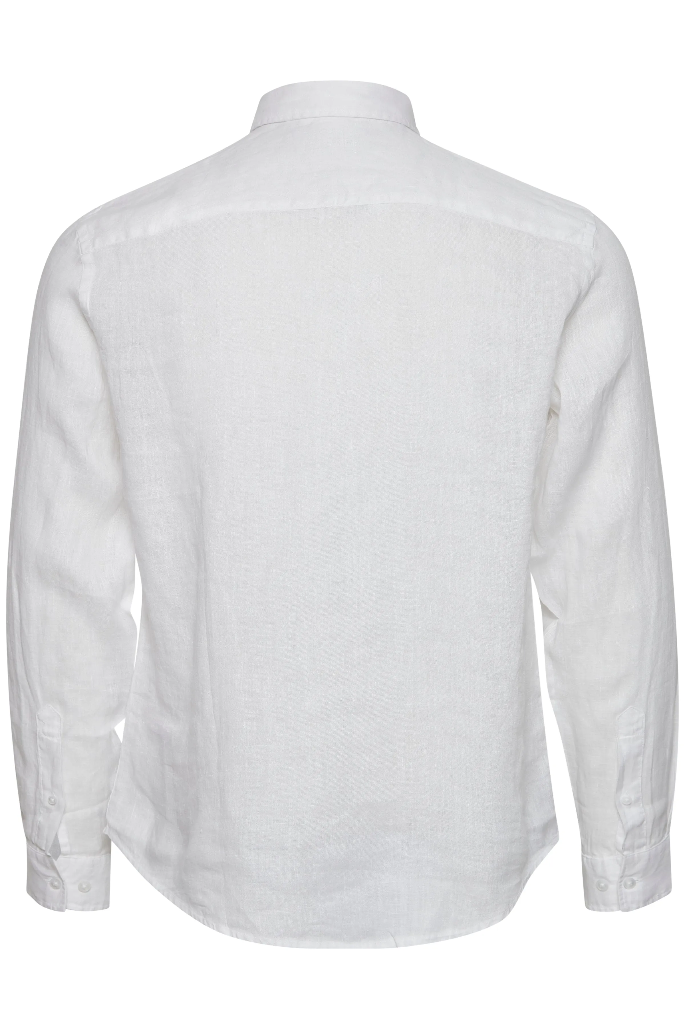 CFANTON Linen Long Sleeve Shirt - White