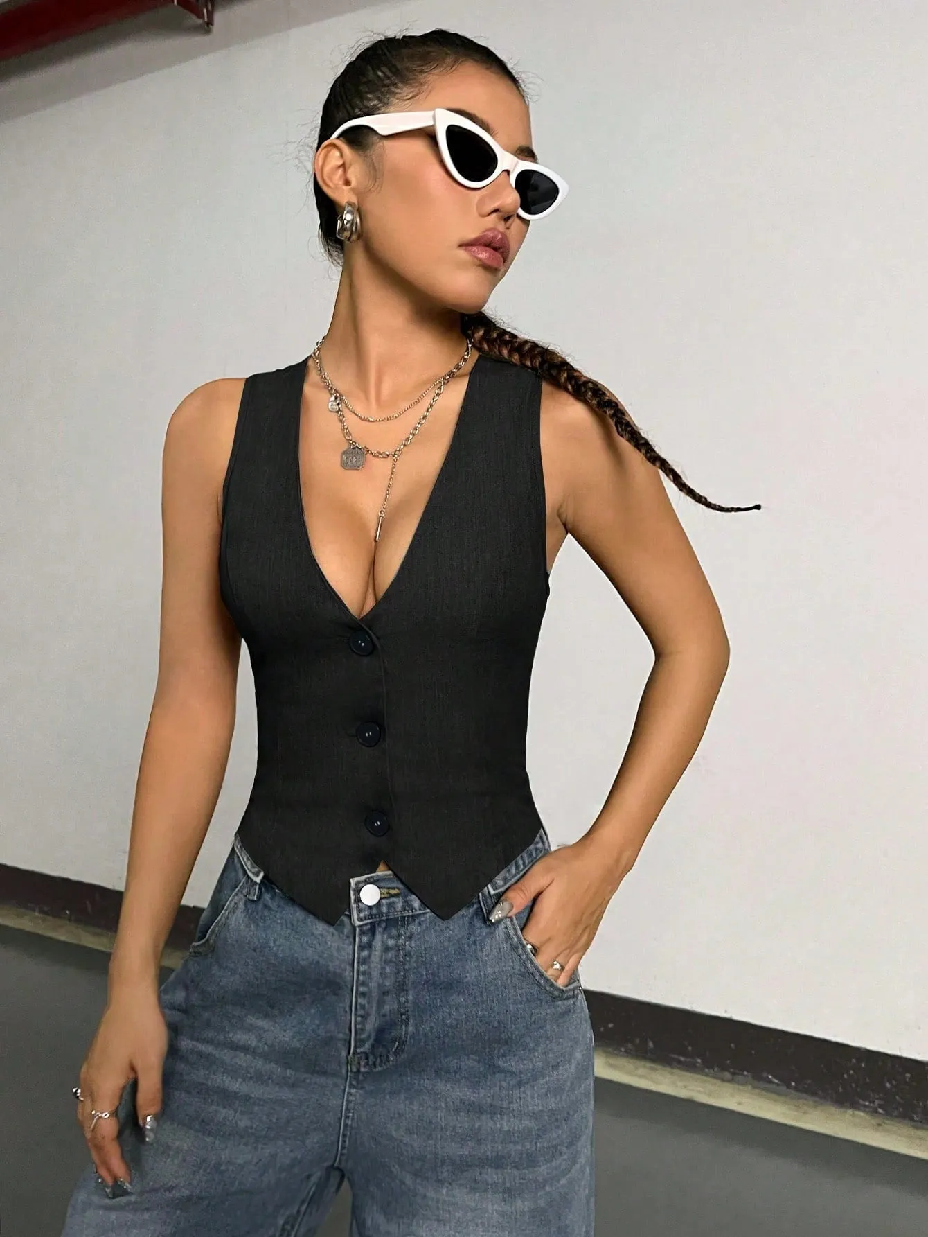 Cherry Vibes Chaleco De Traje De Chaqueta |