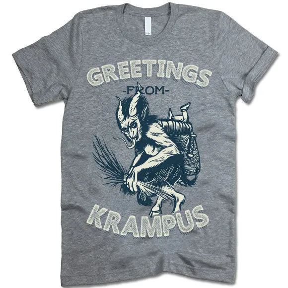 Christmas Greetings From Krampus T-Shirt