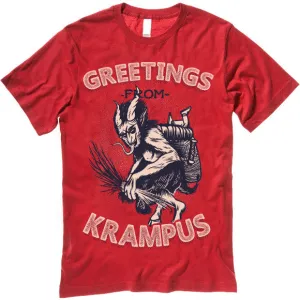 Christmas Greetings From Krampus T-Shirt
