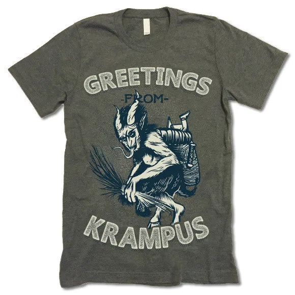 Christmas Greetings From Krampus T-Shirt