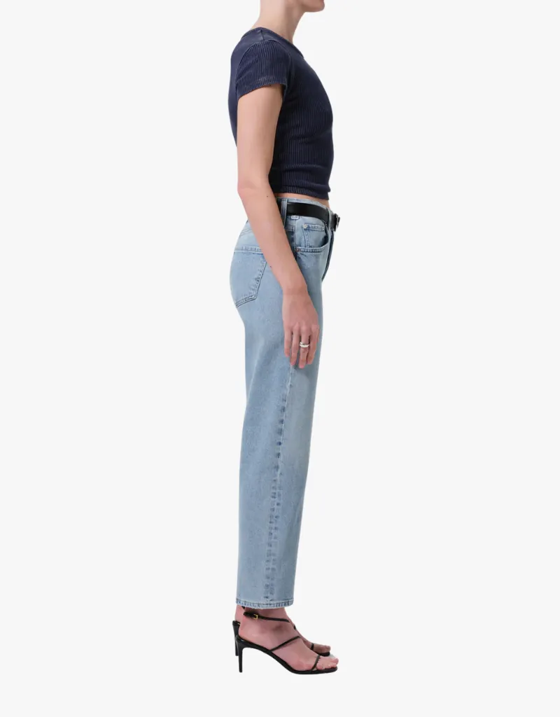 Citizens of Humanity Delfina High Rise Straight Jeans in Saloon