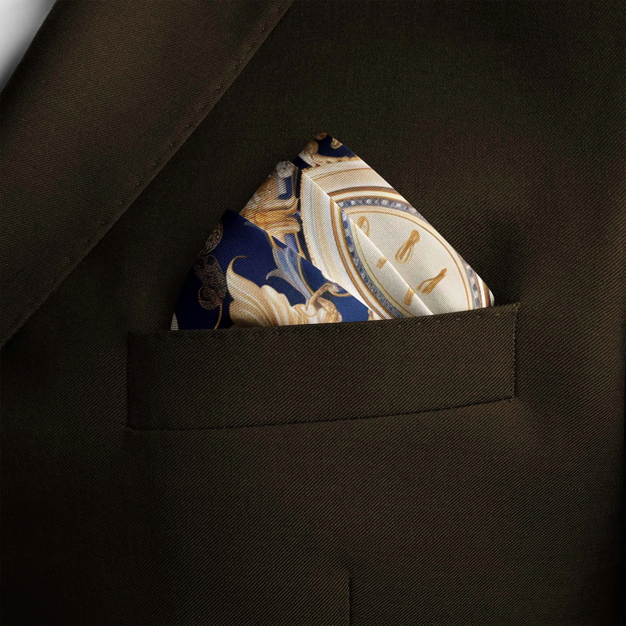 CLASSIC BAROQUE  SILK POCKET SQUARE
