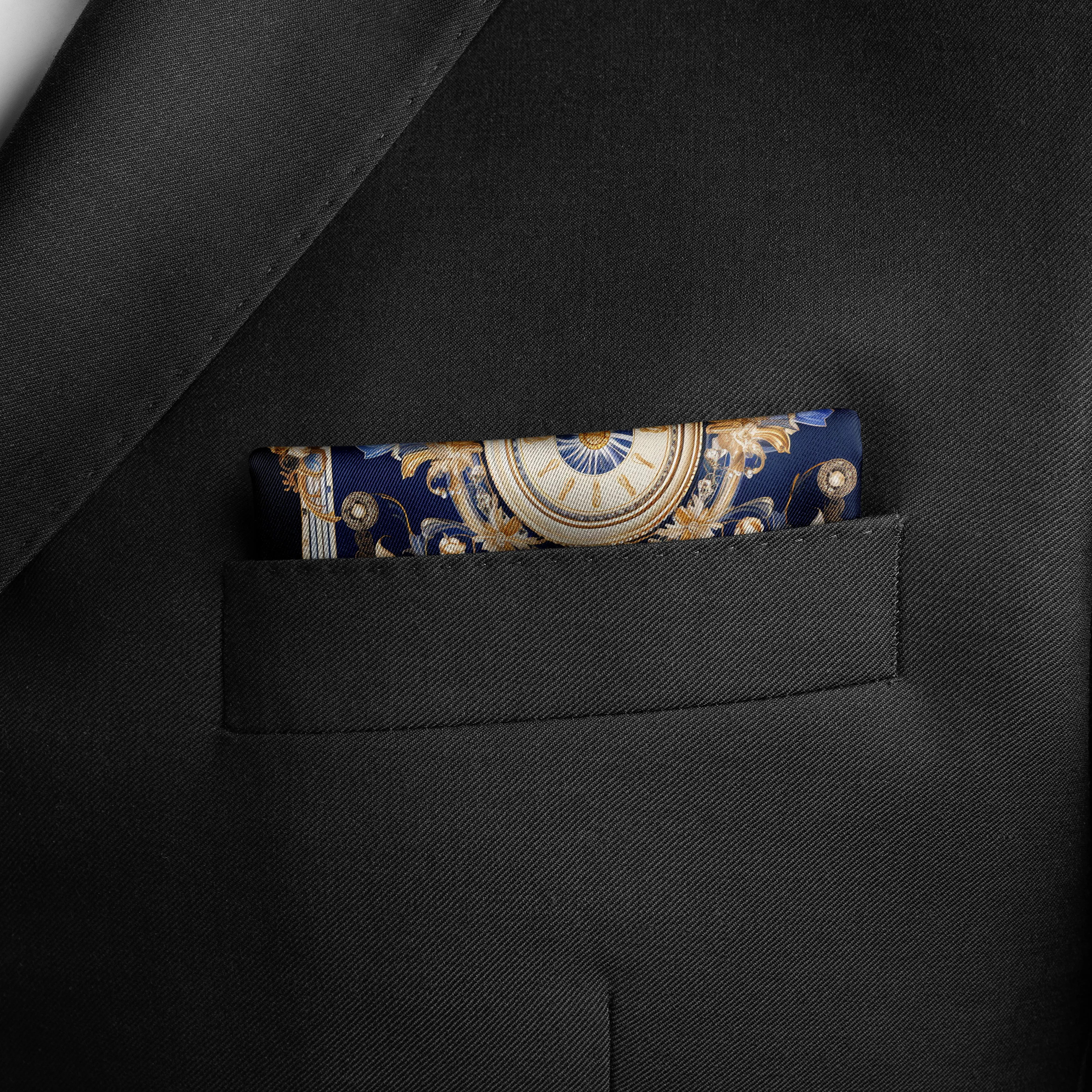 CLASSIC BAROQUE  SILK POCKET SQUARE