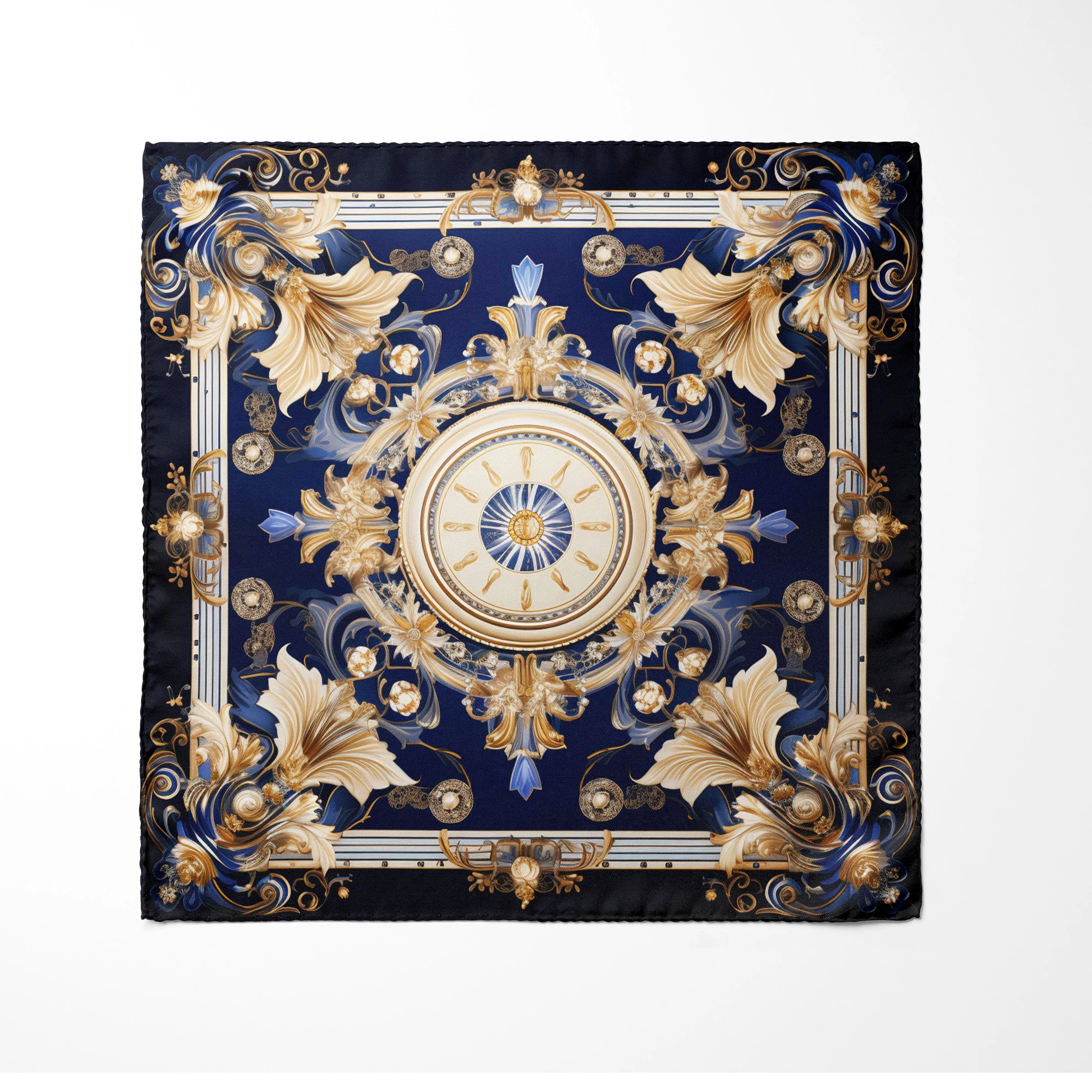 CLASSIC BAROQUE  SILK POCKET SQUARE